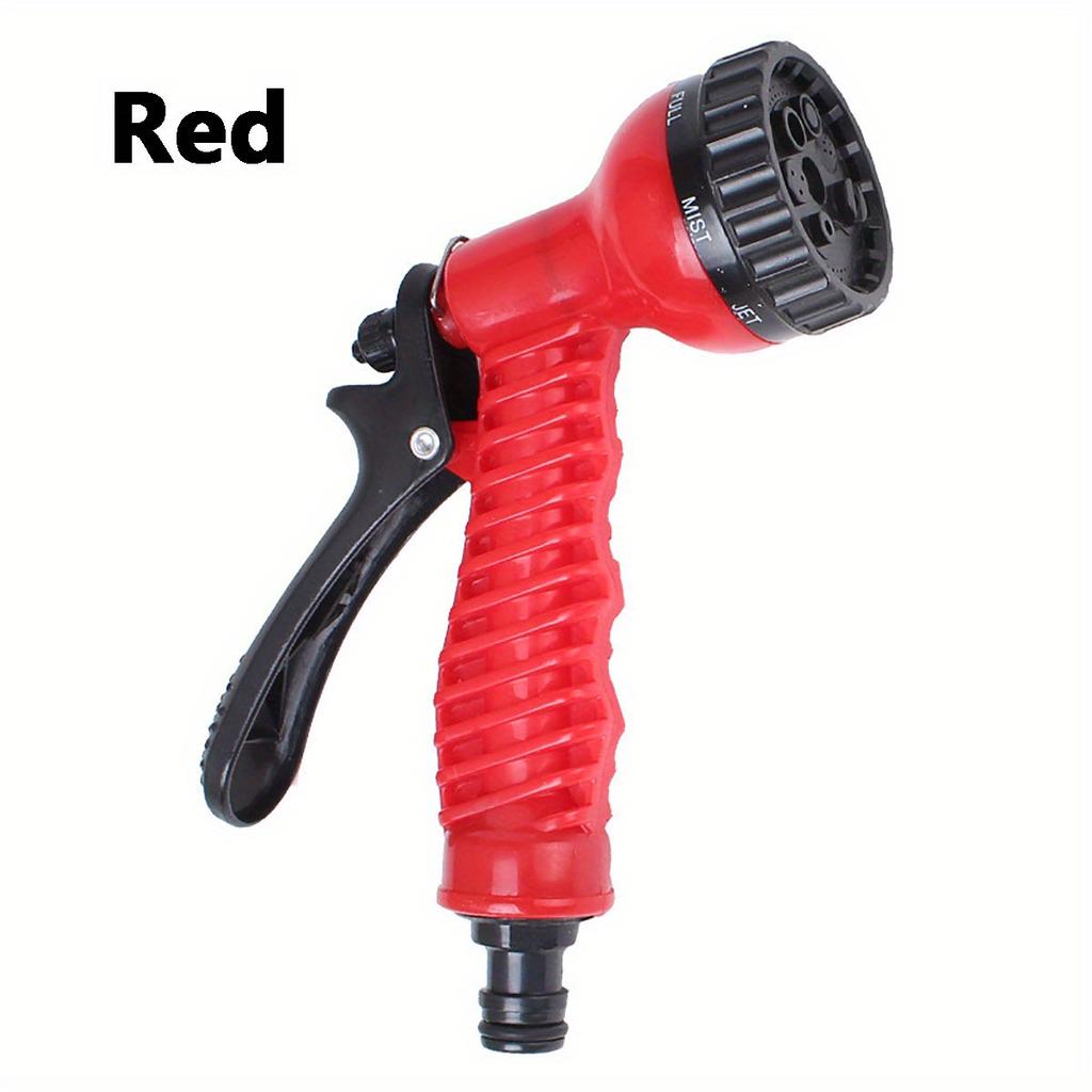Садовый шланг с распылителем высокого давления, управление большим пальцем, распылитель для воды, используется для полива растений и газонов, мытья автомобилей и домашних животных.
