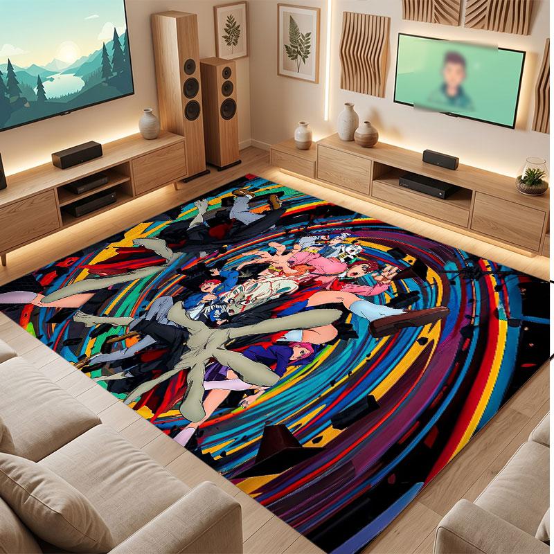 Dandadan Rug Soft Thick Non Slip Floor Carpet for Bedroom Living Room Home Decor