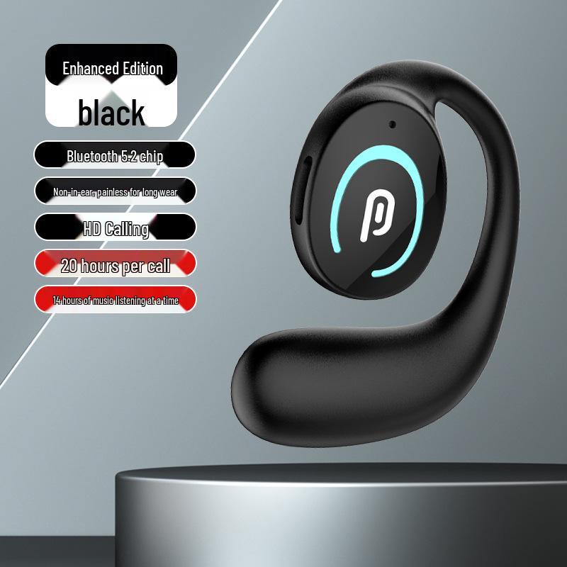 Новый стиль костной проводимости Bluetooth 5.3 Спортивные наушники-вкладыши с ультрадолгим временем работы от аккумулятора