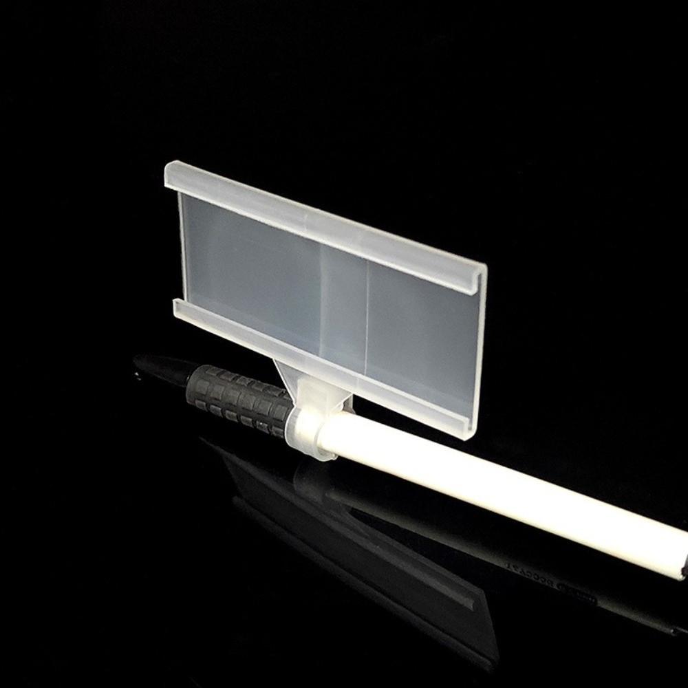 10Pcs Plastic Label Holder Snapon Lockon Plastic Hang Tag High Quality Sign Card Holder Wire Shelf