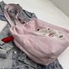 Versatile Sheep Printed Tote Bag Large Capacity Lightweight Shoulder Bag Handbag for Women Students Commuting Daily Use