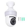 3MP Light Bulb Security Camera 360 Degree Wifi Outdoor Indoor Dual Screen Linkage 2 Way O Night