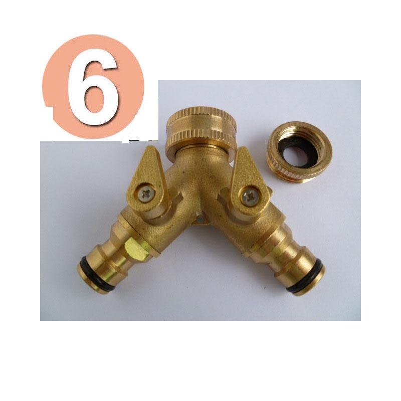 Rustresistant Brass Garden Pipe Connector With Quick Fit Fitting And Handy Switch Nozzle