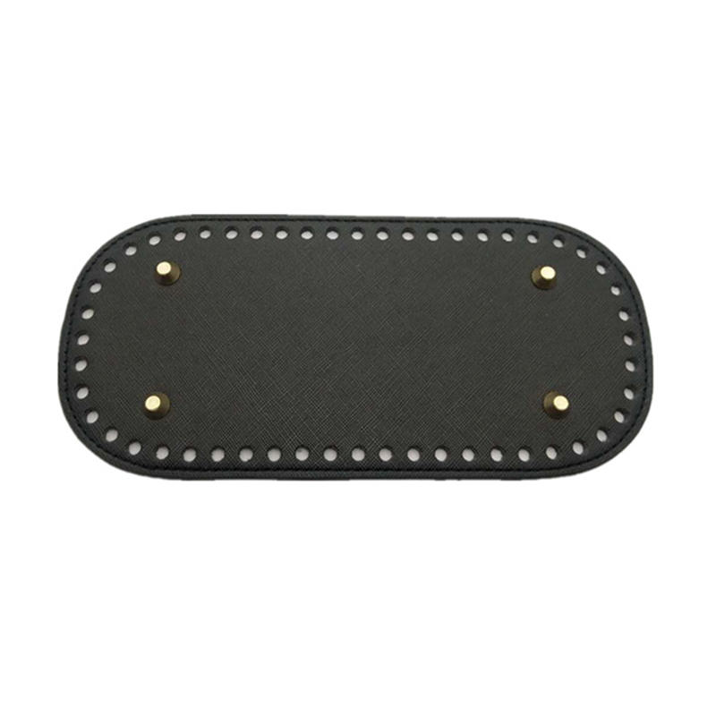 Креативная овальная форма DIY ручной работы плетёная сумка основа для подушки с отверстиями дно с заклёпками аксессуары