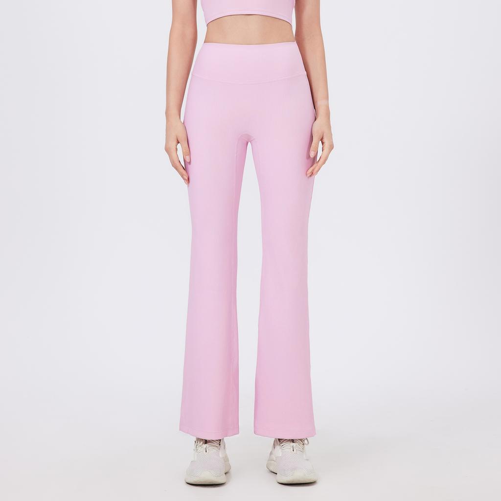 Sweatpants Yoga Flared Pants Anti-crimping Sports Wide Leg Pants Fitness Pants High Waist Hip Lift Dance Micro Pants