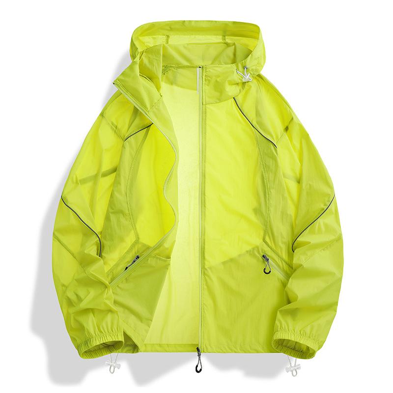 Ice silk sunscreen clothing women's summer outdoor UV protection fishing sunscreen jacket trendy brand UPF10 + men's sunscreen clothing