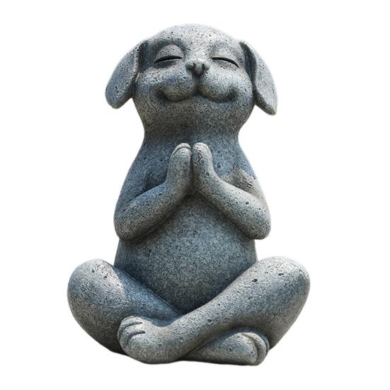 Лягушка Орнамент Смола Материал Богатство Удача Символ Бионический Дизайн Фигурка Лягушка Собака Медитация Орнамент