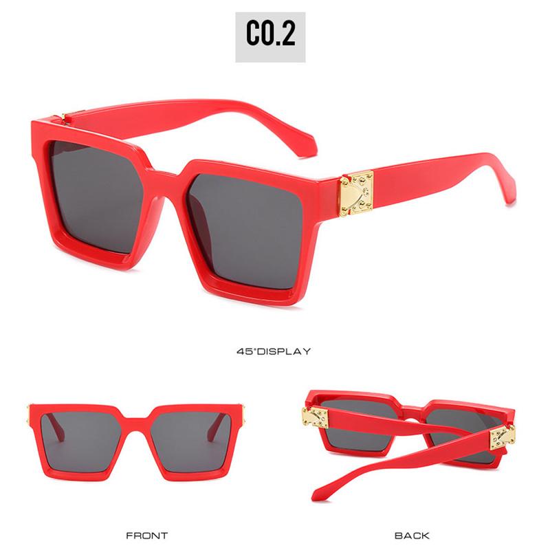 Большие квадратные женские солнцезащитные очки винтажные черные красные леопардовые для мужчин солнцезащитные очки неполяризованные очки