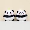 Charming Panda Plush Keychain Cute Short Plush Panda Doll Adorable Bag Accessory