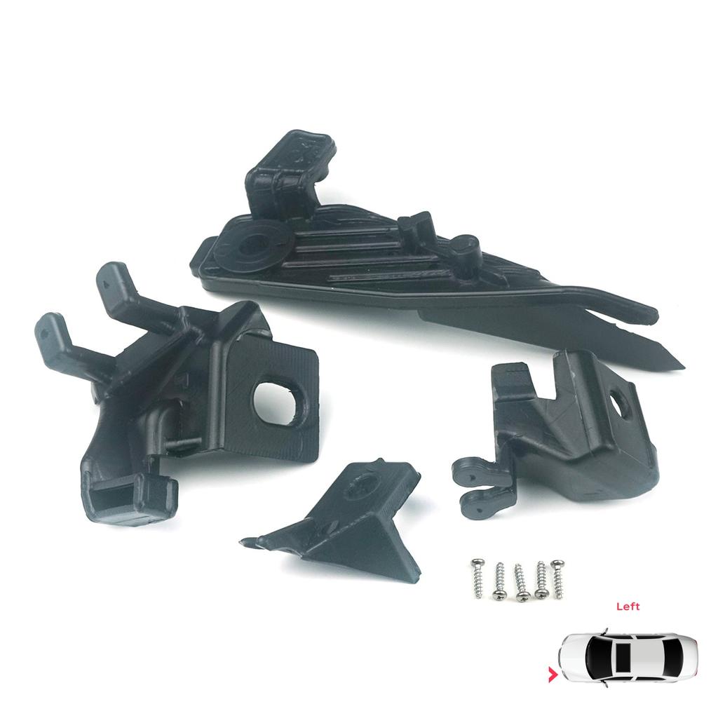 BHL546 Headlight Holder Mount Repair Bracket Tab Set Left Side for Renault Megane BFB K9A B9A MK4 2016-On 260601571R