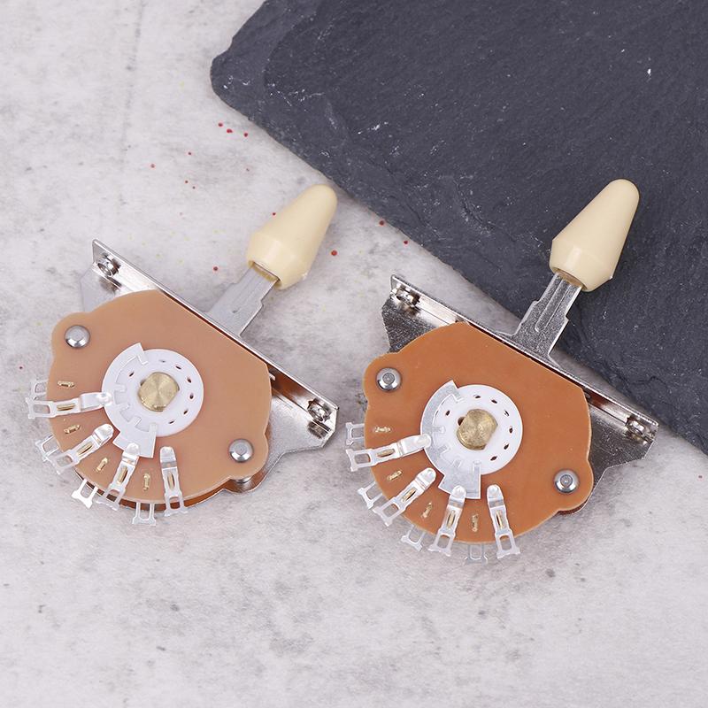 1Pc 3 Way 5 Way Electric Guitar Switch Metal Plastic Tips Switch With Screws Pickup Selector Electric Guitar Accessories