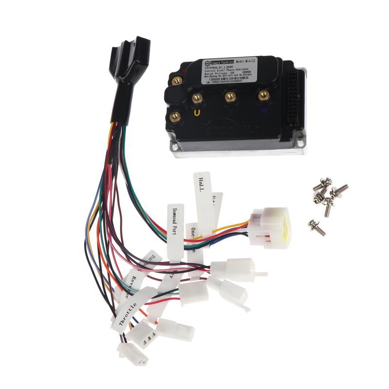 Fardriver ND72260 80A 260A Mini Motor Controller for Electric Scooter E Bike High Power Brushless Controller DIY Upgrade