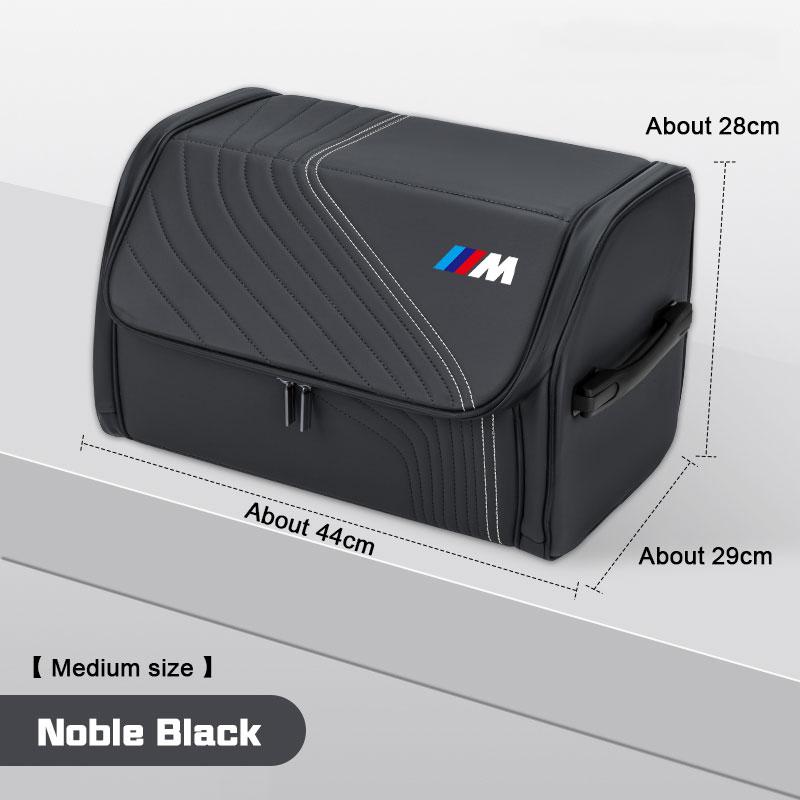 CMU2 For BMW M M3 M4 M5 M6 E34 E36 E46 E60 Z4 E90 E84 F10 X1X3 X5 Car Trunk Organizer Storage Box Large Capacity Folding Leather Box