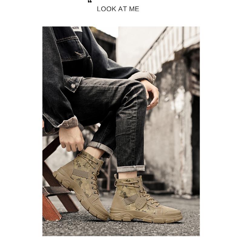 Men S Large Size Autumn Casual Martin Boots For Men
