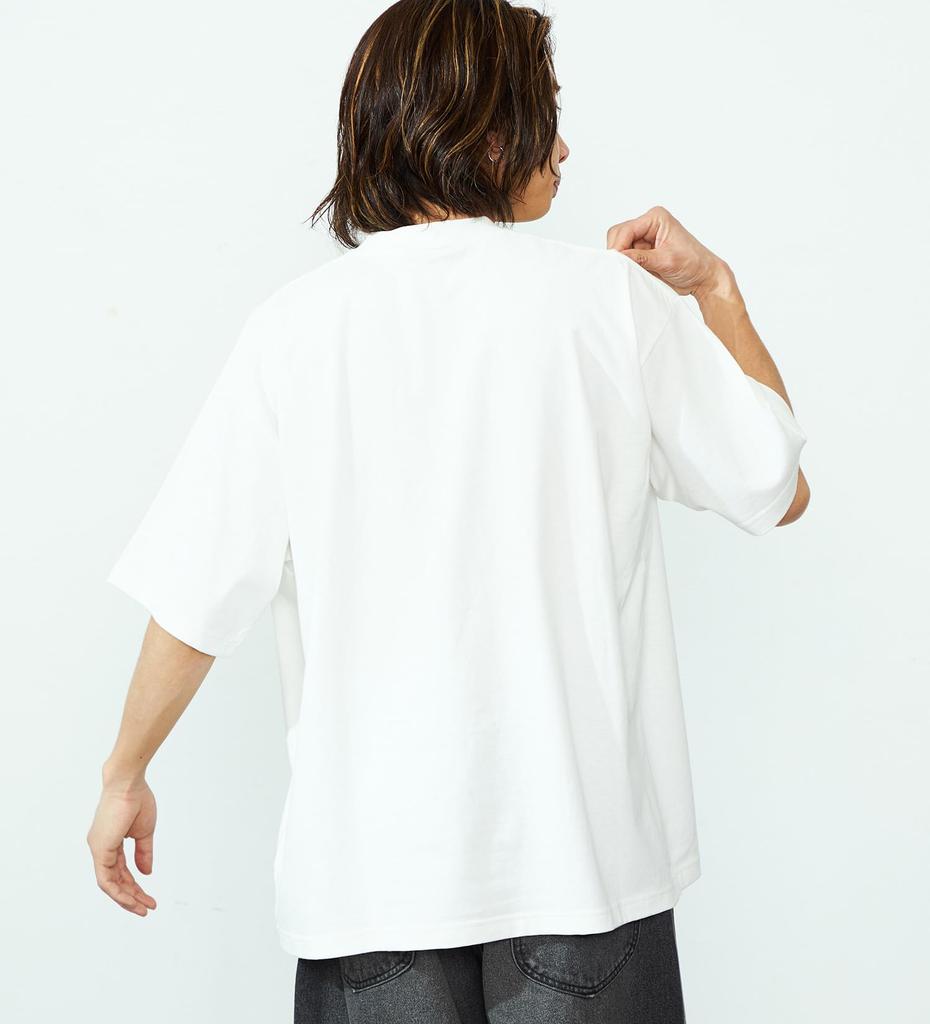 Lee Bulldog Print White Men's T-Shirt,