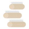 50 Pieces Wooden Blank Earrings Unfinished Include Earring Hooks 100 Jump