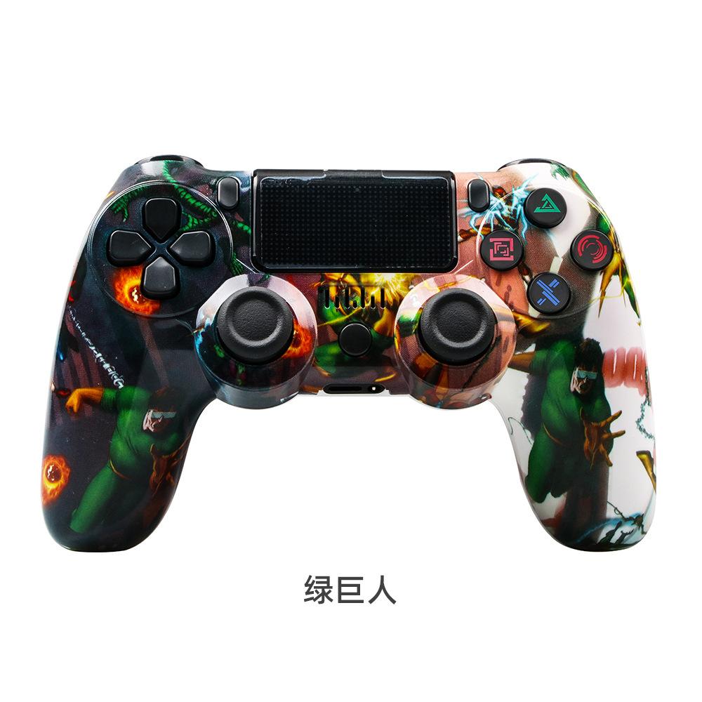 Беспроводной Bluetooth-контроллер для PS4, геймпад с двойной вибрацией и световой панелью для консоли PS4