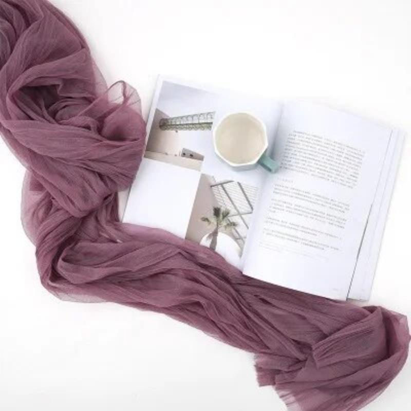 INS морщинистая Тюлевая ткань 1,2 x 3 м с рюшами, сетчатая ткань, цветочный магазин, фотофон, ткань, свадебный декор, украшения для дня рождения