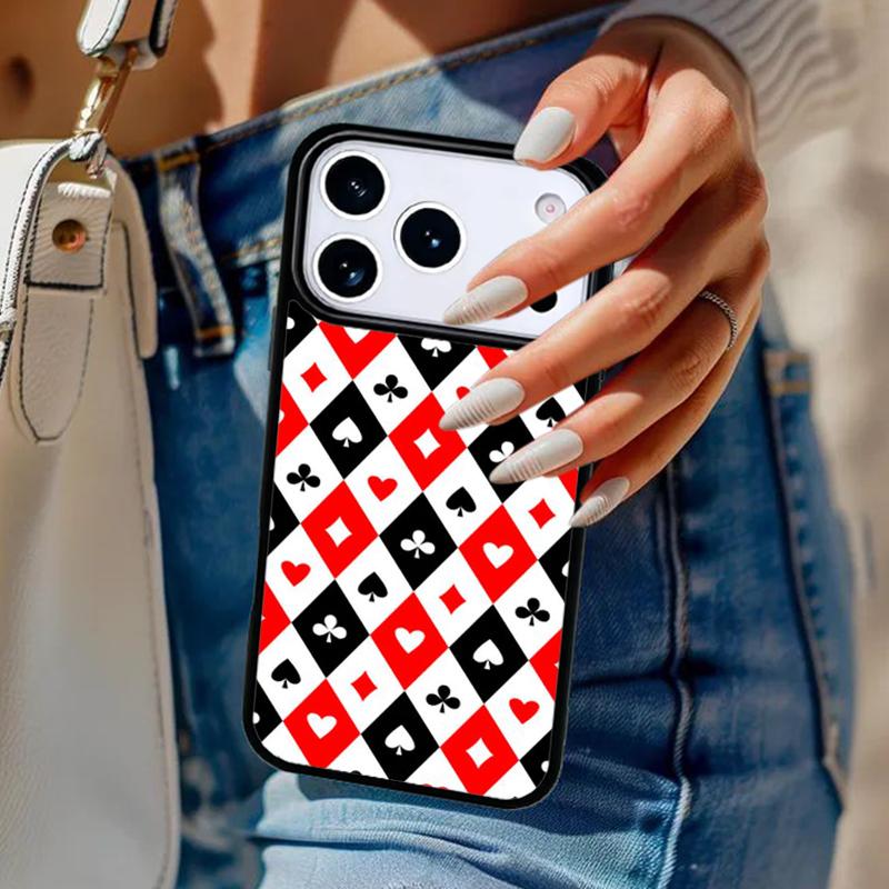 КОЛЛЕКЦИЯ ИГРАЛЬНЫХ КАРТ ДЛЯ КАЗИНО Чехол для телефона Для iPhone 17 Air 14 15 13 12 Max Чехол Для Apple 14 15 16 16e 11 Pro Max Plus Coque