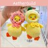 Duck Engaging Plush Hanging Ornament Keychain In Bright Colors For Bags Fashionable