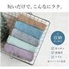 Imabari Towel Short Face 34 x 60 Set of Hand Made in Short Pile Skin Gentle on Sensitive Suitable for Children and Babies Gray Foggy Mauve Blue Pale