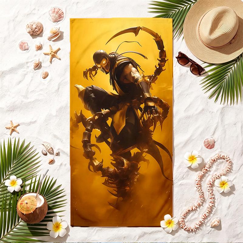 Scorpion Soft Beach Towel Stylish Beach Pool Towel for Summer Seaside Vacation Travel