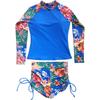 Ri Shang 2022 Women's Long Sleeve Sexy Sporty Split Swimsuit with European & American Style Print