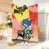 2D Рисованное Мультяшное Одеяло I-Invader Zim Легкое 240 г Фланелевое Мягкое Для Кожи Для Охлаждения Летом