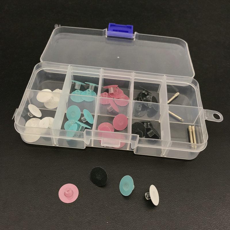 40pcs Dental Polishing Stem Discs Composite Finishing Disc + 4pcs Mandrel