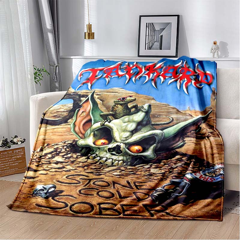 Tankard Metal Band Pavlov's Dawgs Print Soft Flannel Throw Blanket Warm Cozy Sofa Bed Decorative Blanket For Home Use
