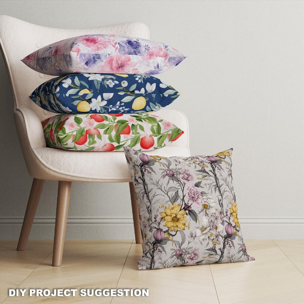 Outdoor Dekostoffe Oxford - Motiv Blumen I Dx5260