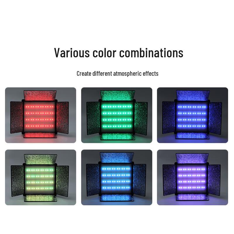 OLOEY Professional RGB Photography Fill Light Kit