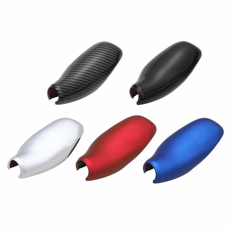 Автомобильная ручка переключения передач из углеродного волокна, крышка кнопки, декоративная наклейка, отделка для BMW G30 G32 G11 X3 G01 X4 G02, автомобильные аксессуары