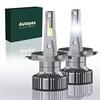 Светодиодные фары головного света Autoyes H4 Hi/Lo для автомобилей, соответствуют требованиям нового техосмотра транспортных средств, белый свет 6000K, 16000 лм, выходная мощность 50 Вт/комплект, в 4 раза ярче галогенных,