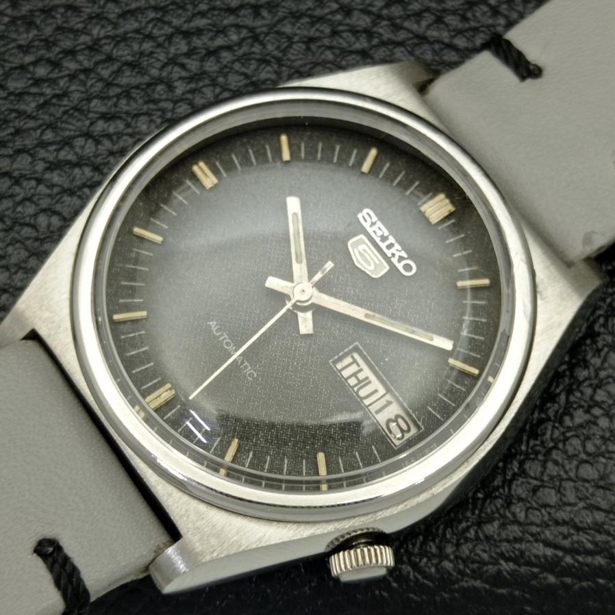USED CLASSIC MENS SEIKO 5 JAPAN AUTOMATIC 7009A ORIGINAL DIAL WATCH A416122-2 R10621f-a416122