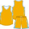 Digital printing basketball jersey set men's and women's game sports jersey training camp team full body printing personalized jersey customization