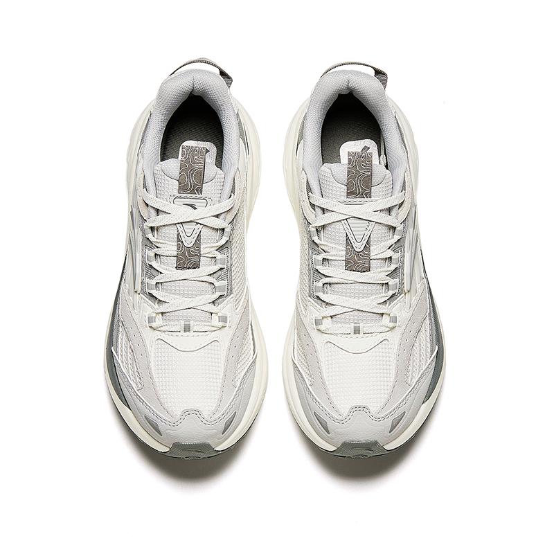 Anta Удобные амортизирующие прочные низкие кроссовки женские кроссовки белые серые 922415596-51