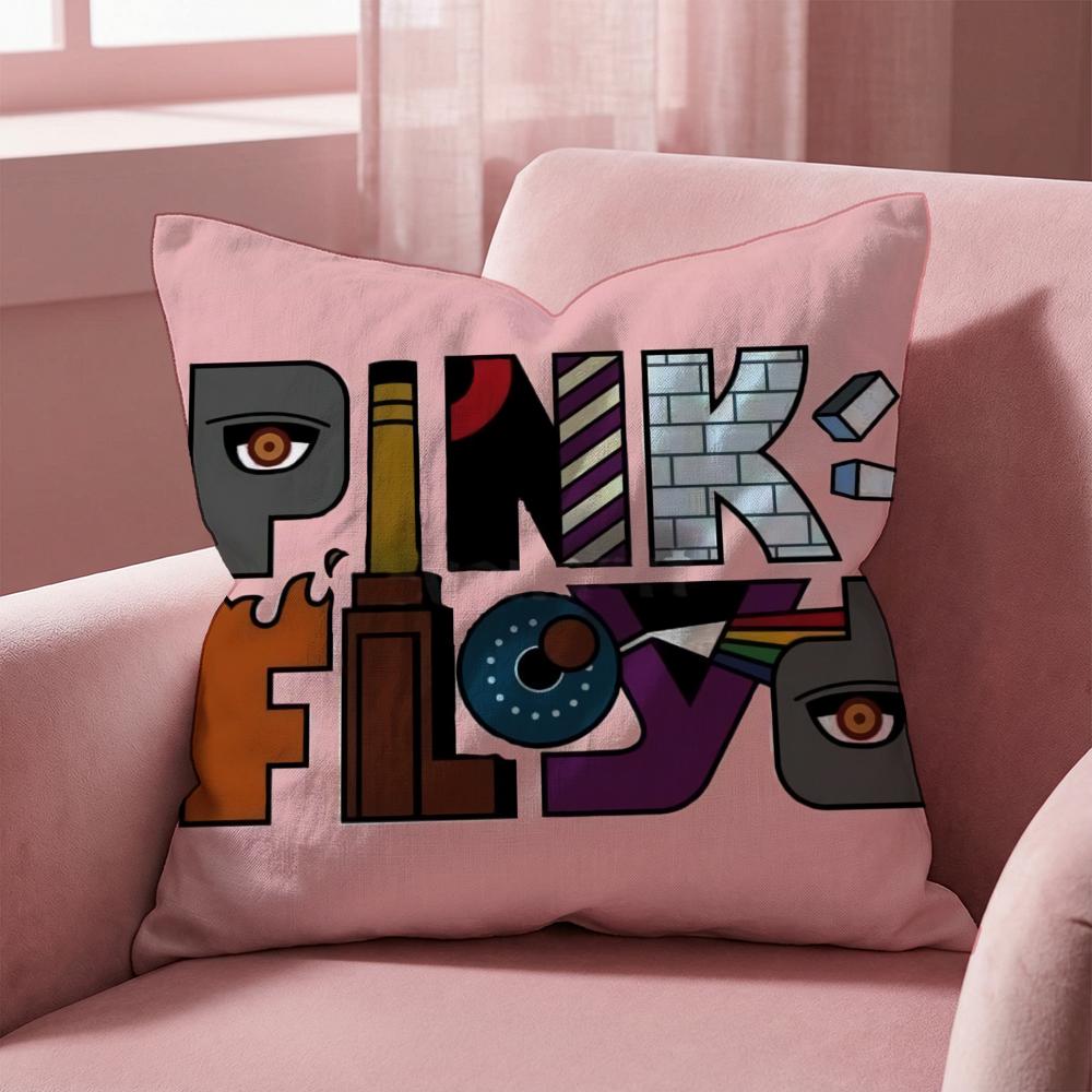 Классическая наволочка для подушки с изображением группы P-Pink F-FloydS, многоцелевая, для дома и автомобиля - Двусторонняя, мягкая и прочная, для ежедневного использования
