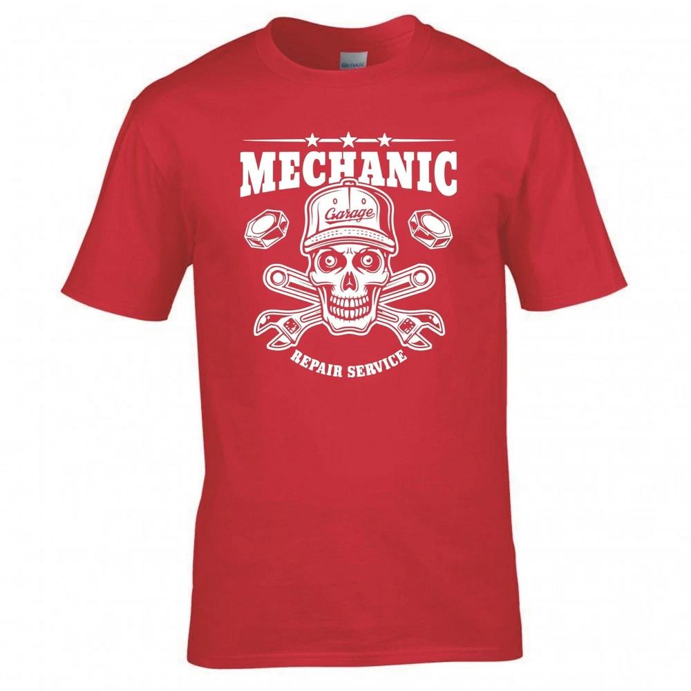 Mechanic Repair Service Skull Wrenches Tshirt