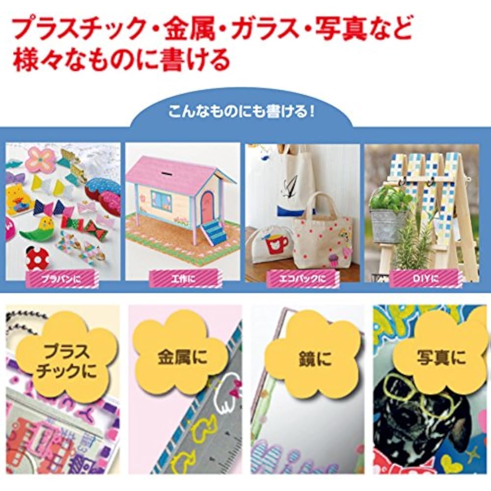 Mitsubishi Pencil Water-based Sign Pen Uniposca Fine Shape Round Core Pastel Purple PC3MP.11, Pac...