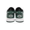 Детские кроссовки Air Jordan 1 Low GS Green Toe Noble-Green Pollen White 553560-371