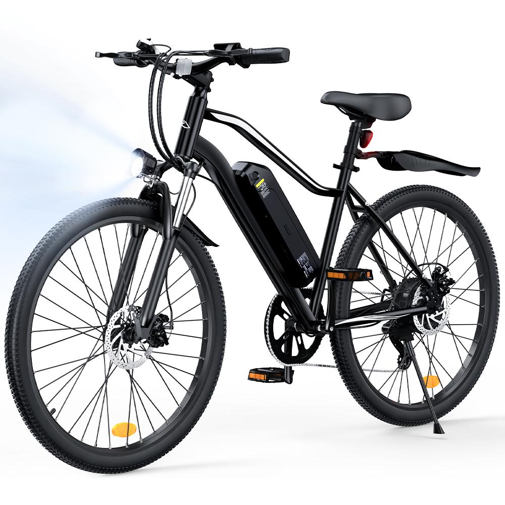 EB3S Electric Bike 250W 13.5Ah  26'' E-Bike Front Suspension Dual Disc Brakes Voltix APP 5-Speed 6-25KM/H Adult Electric Bicycle