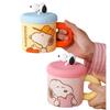 Керамическая кружка с крышкой Snoopy - Идеальный подарок для девочек, в офис или для дома