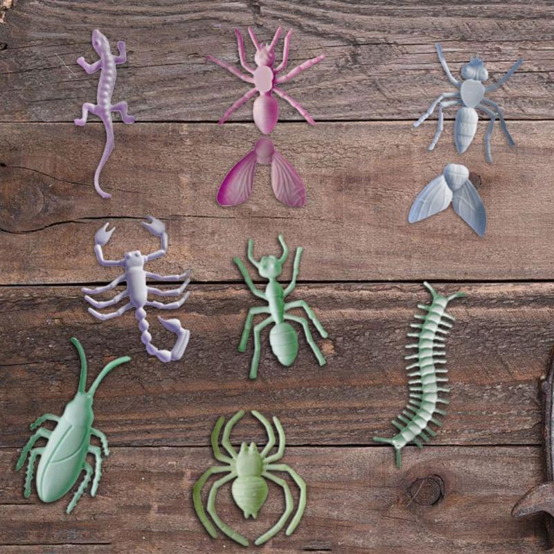 Flexible Silicone Insect Mold Set Halloween Party Supplies Crafting Tools Lightweight Reusable Ornament Mould