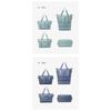 Large-capacity double-layer expandable sports handbag with dry and wet separation, suitable for swimming, yoga, fitness, and short-trip travel