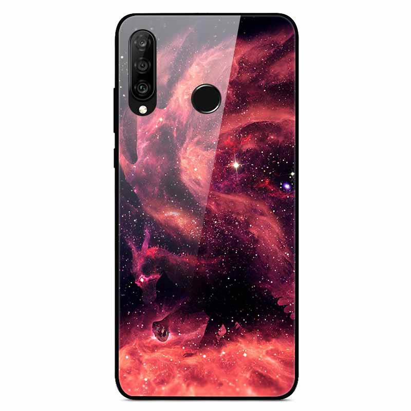 Для чехлов Huawei P30 Lite P30Pro P20pro P20Lite Роскошные закаленные стеклянные жесткие задние чехлы для Huawei P20 Pro P30Pro Fundas Capa P20