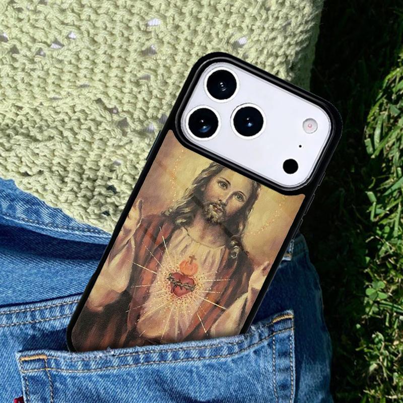 Чехол для телефона с изображением Бога Иисуса Совместим с для IPhone 17air 16e 15 14 13 12 11Pro Max 17 Air
