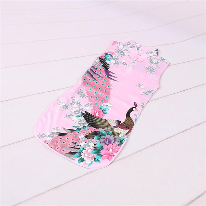 Летние детские костюмы Cheongsam Детские костюмы в китайском стиле