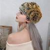Летняя ретро кружевная косынка с большим цветком, головной убор, чехол для шляпы, белые волосы, тонкий головной убор, женская шляпа