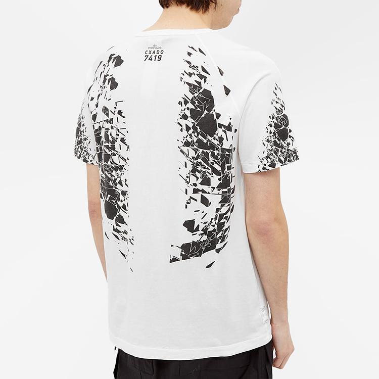 STONE ISLAND Мужская футболка с коротким рукавом и принтом 'Shadow Project Fragment' Топы 741920610-V0099